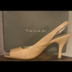 Tahari Open Toe Pumps